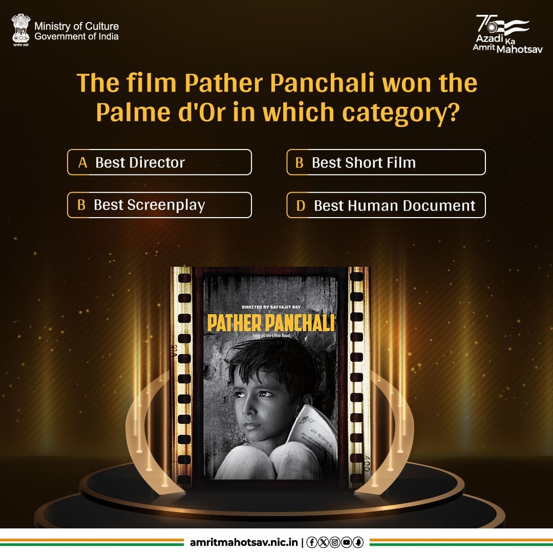 If you know the answer, drop it in the comment section. Do remember to tag your friends! #AmritMahotsav #BharatAtCannes #BujoTohJaane #GuessAndShare #Quiz #MainBharatHoon @NFAIOfficial