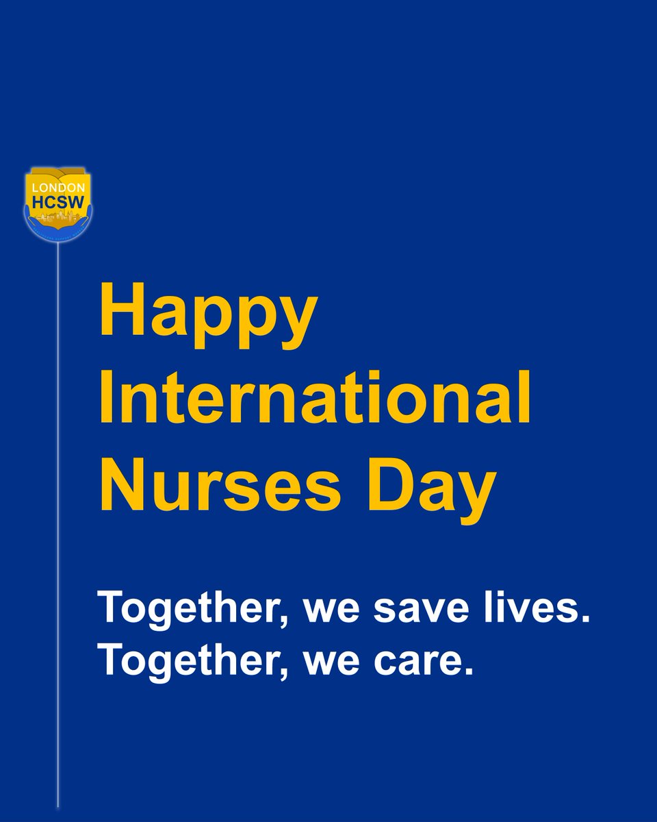 Happy International Nurses Day!

Today, we join the global celebration to honour the incredible dedication, compassion, and hard work of our nurses. 

Today, we celebrate YOU!

#IND2024 #InternationalNursesDay #LondonHCSW #WeAreHCSWs #WeAreTheNHS