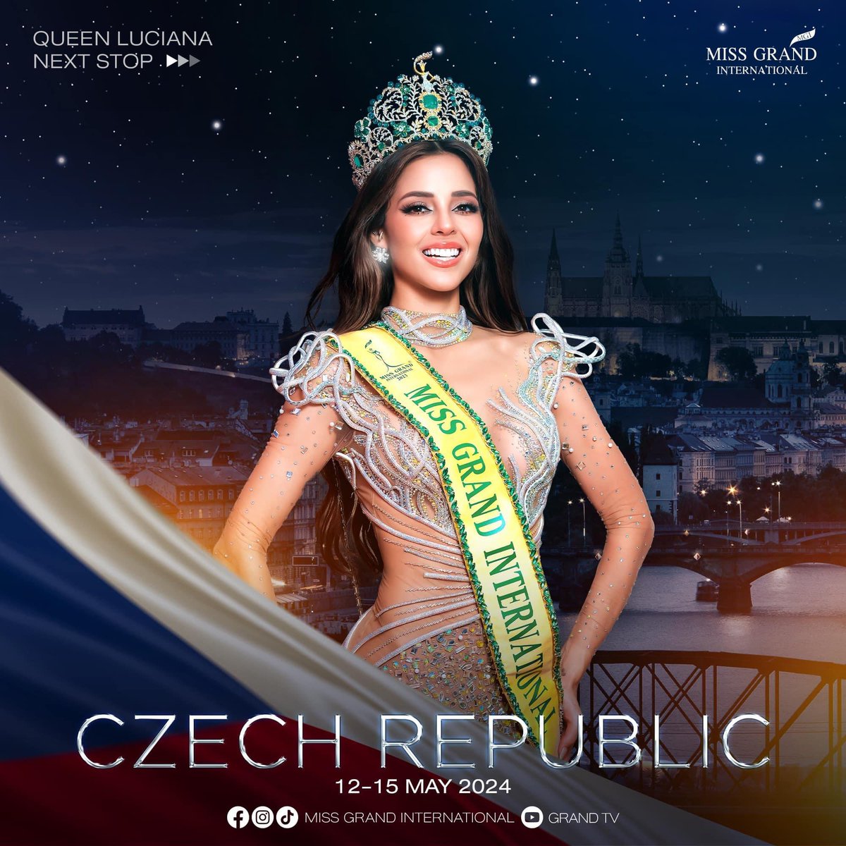The queen never rests! 💪🏻

Get ready to join Queen Luciana‘s mission in the Czech Republic from May 12th to 15th. 🇨🇿

#MissGrandCzechRepublic 
#MissGrandCzechRepublic2024
.
#MGI2024 #MGI 
#GrandExperiences
#MissGrandInternational
#MissGrandInternational2024
#WeAreGRANDthe1andOnly