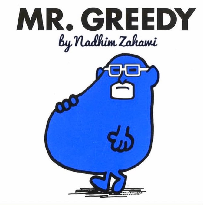 #bbclaurak 
At least the cover of Nadhim Zahawi's memoir is honest.
