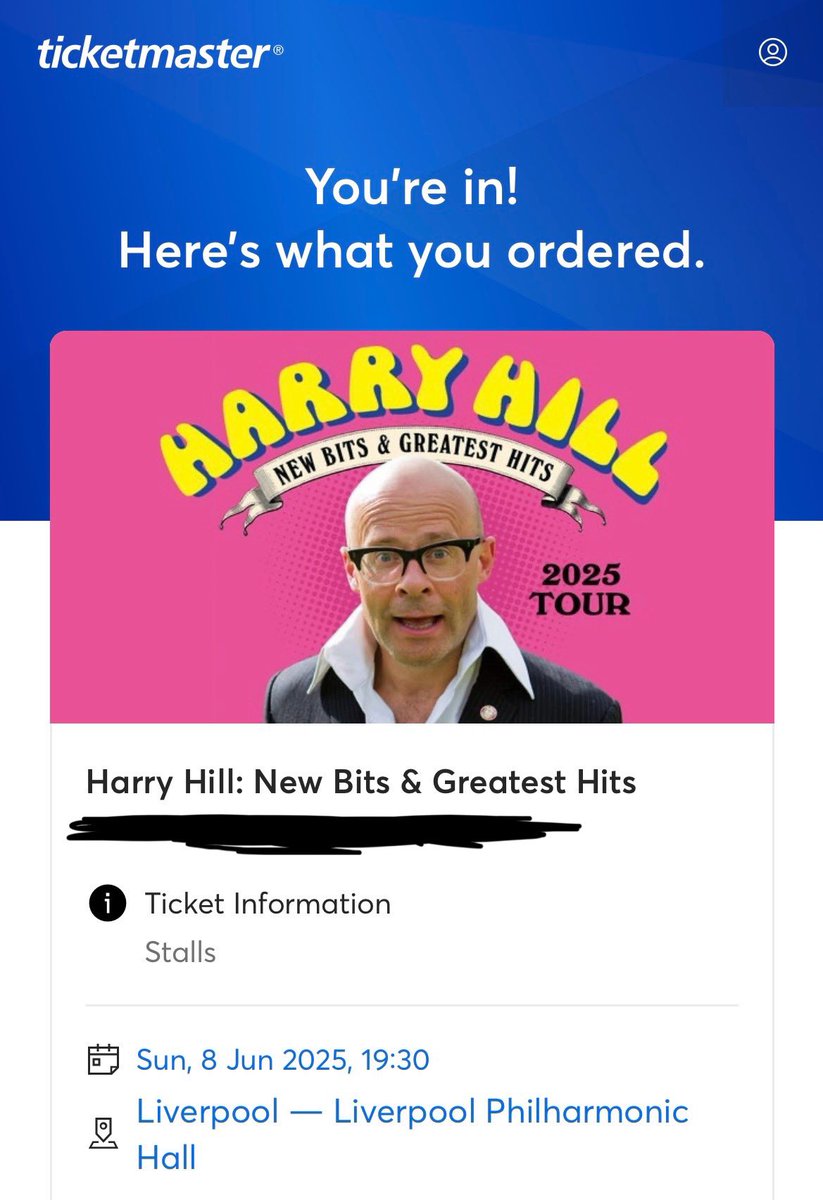 SEEING @HarryHill NEXT SUMMER WITH MY STEP DAD CANNOT WAIT!!! 🫶🏻