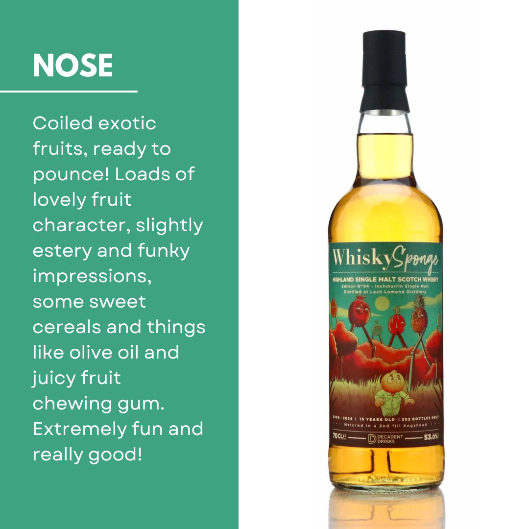 Excited for the launch of this new Loch Lomond whisky! It’s a delightful blend of Irish-Scottish fruitiness with a heavy punch of tropical flavours. Get ready for sweet cereals, juicy fruit bubble gum, and a long honey-wax finish. Launching Monday!