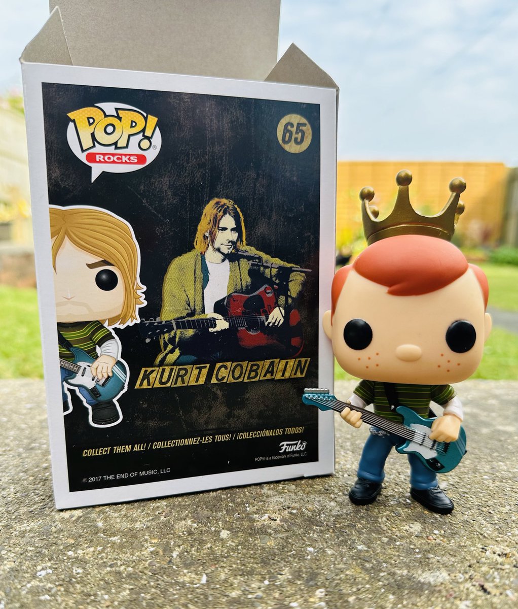 Picked up this Freddy/Kurt Cobain custom for an absolute steal! 🎸 As soon as I saw it I just loved the look of it so I thought it was definitely worth adding to the collection & I’m so happy I did! He is super cool. 😍

#FunkoPOPVinyl #MyFunkoStory #FunkoUnboxed #Funko
