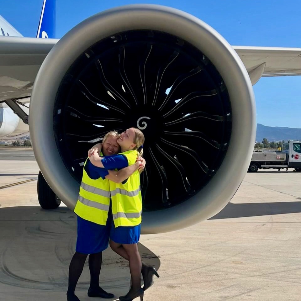 Meet Lonni and Zara, not just colleagues but a heartwarming mother-daughter team, both cabin crew on our short-haul network. To all the incredible mothers out there: Happy Mother’s Day! 💐 #flysas #mothersday