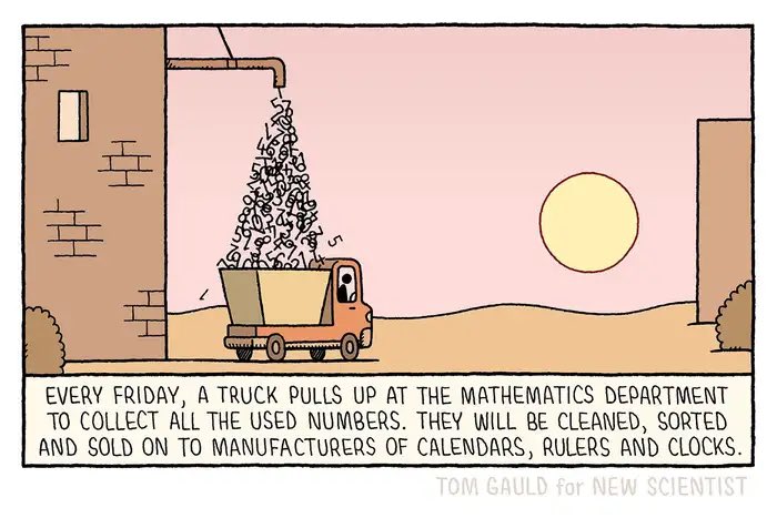 My latest cartoon for @newscientist #mathematics #recycling