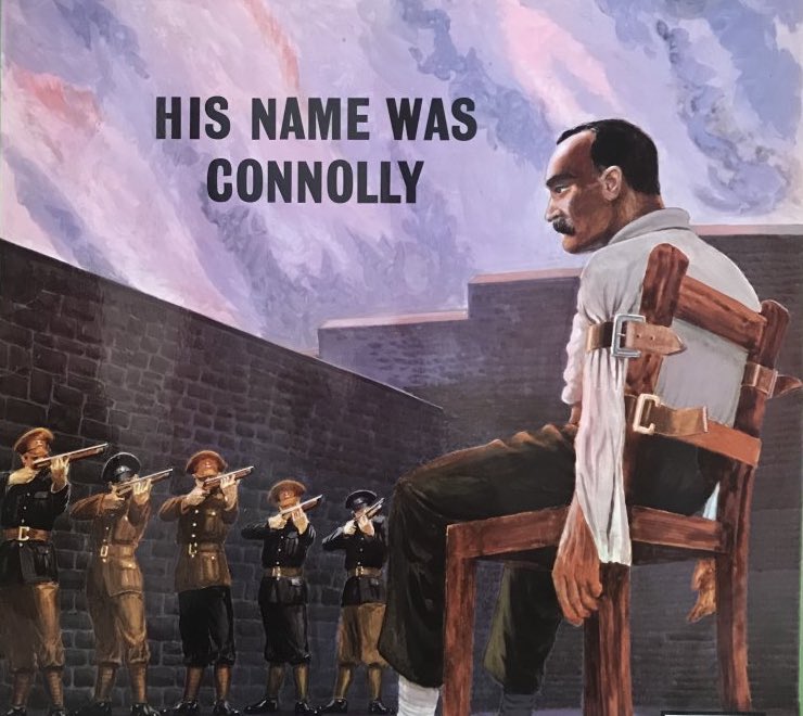 Fred_Faravel's tweet image. Il y a 108 ans aujourd’hui James Connolly, leader socialiste et syndicaliste irlandais, était exécuté par l’armée britannique.
Blessé grièvement lors des affrontements de l’Easter Rising 1/3
#JamesConnolly #irishunity