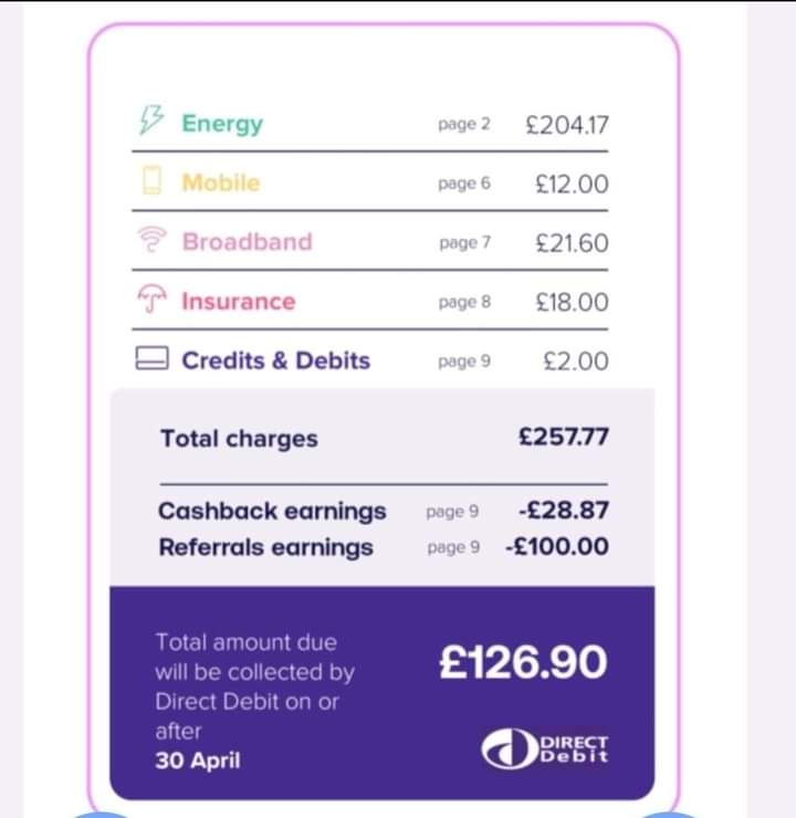 #MHHSBD 

If you would like your household bills to look like this, I'd love to have a chat 💜 

It's free & only takes 20 minutes 👌
07799 268213 📞 

#sundayfringe #smartsocial #UKGiftAM #firsttmaster