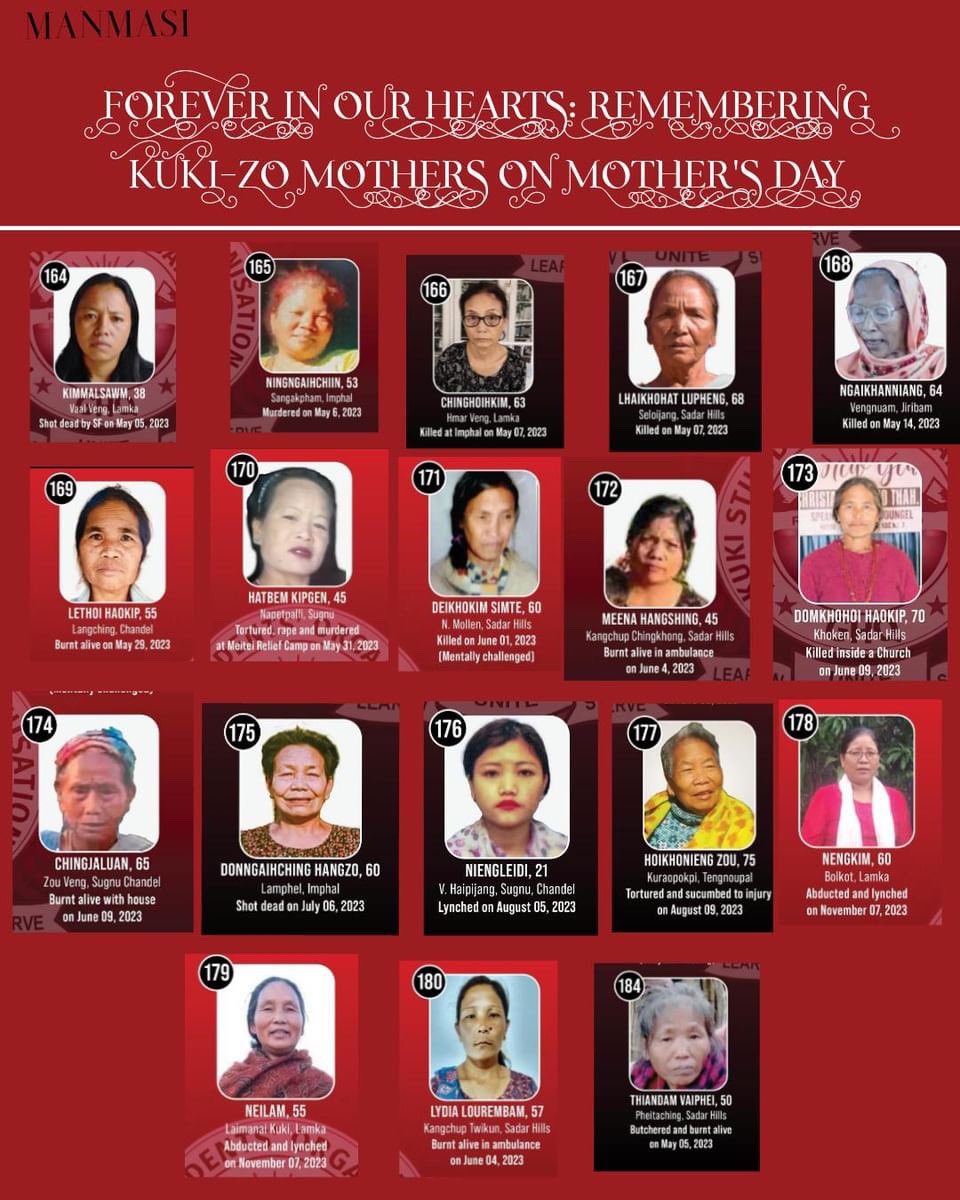 @PTI_News #HappyMothersDay to all #kukizo women in heaven 
Who mercilessly killed by #MeiteiTerrorists
