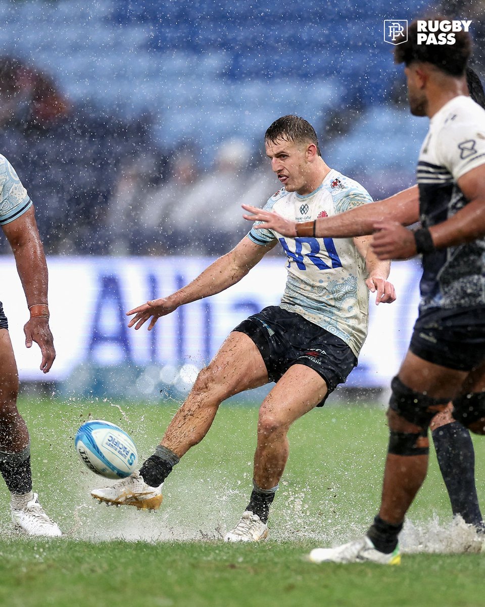 'Penalty, tackler not...swimming away' Have you ever seen a pitch as waterlogged as the Allianz Stadium pitch in the match between Waratahs and the Brumbies 😅 #rugby #SuperRugbyPacific