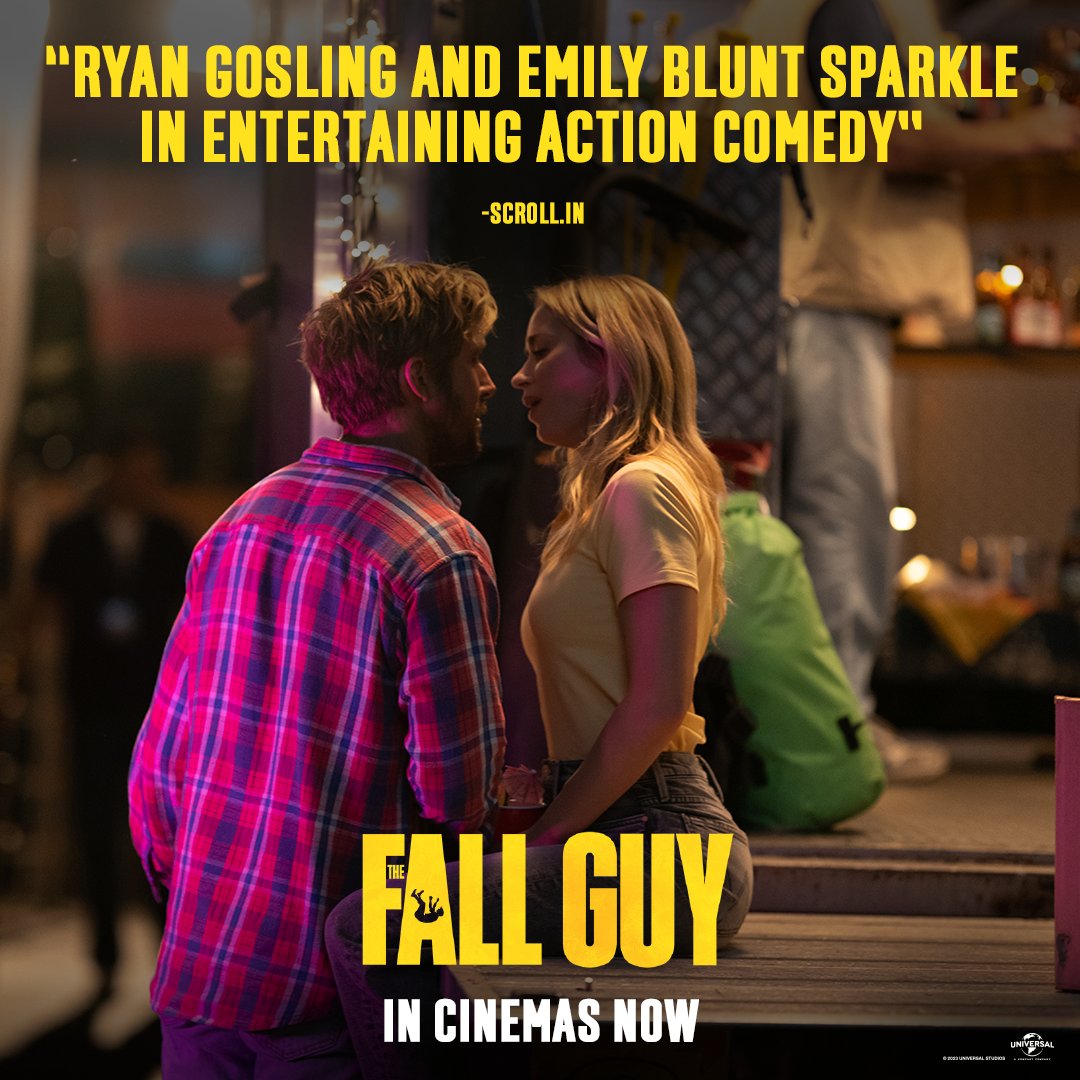 Action, romance and a whole lot of fun come together in this entertaining watch! Watch #TheFallGuy in cinemas now. Book your tickets: bookmy.show/e/TheFallGuy #TheFallGuyMovie #ScrollInReview #RyanGosling #Stuntman #EmilyBlunt #DavidLeitch #UniversalPicturesIndia