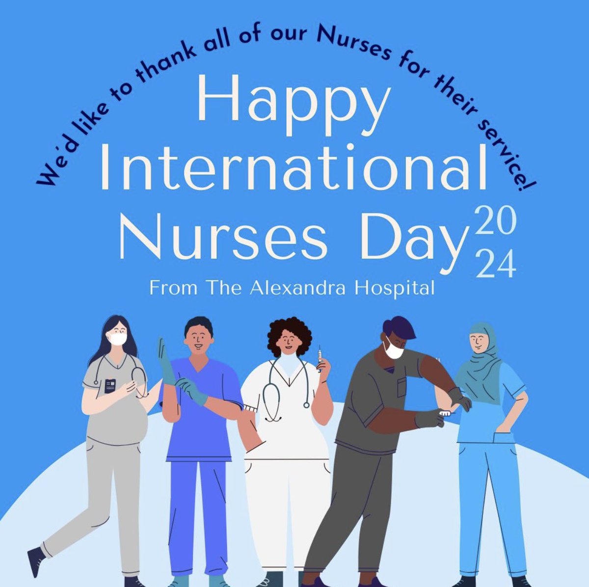 😊TEAM ALEX ALL THE WAY!!😊 #InternationalNursesDay2024 #InternationalNursesDay