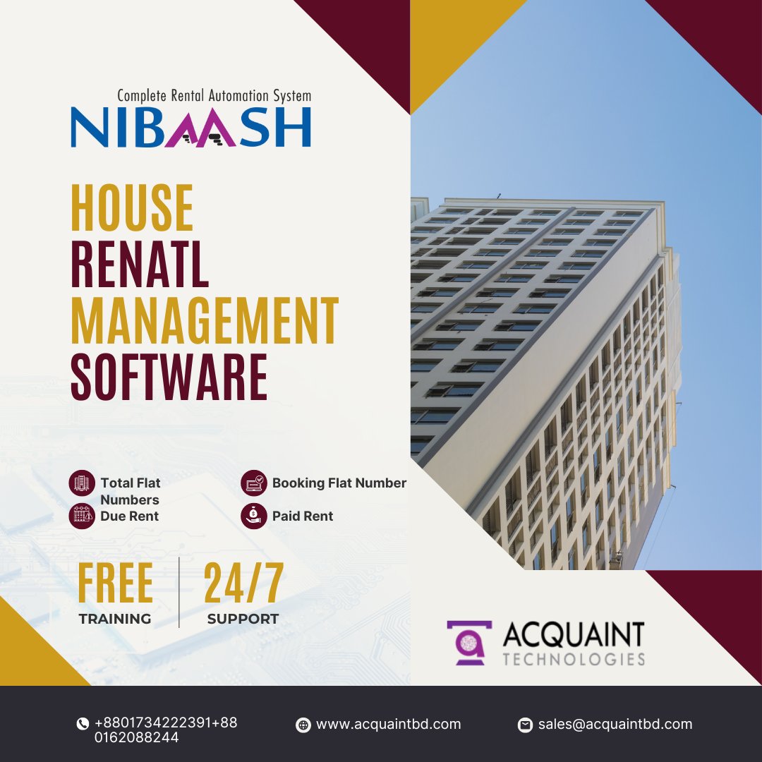 Struggling with managing flat rental collections each month? 🤔

Introducing "Nibaash - Complete Rental Automation System" to streamline your process. Get all essential property rental info.

🏠 Features: ✅ Flat &amp; house details ✅ Booking info ✅ Vacancy status ✅ Rent status
