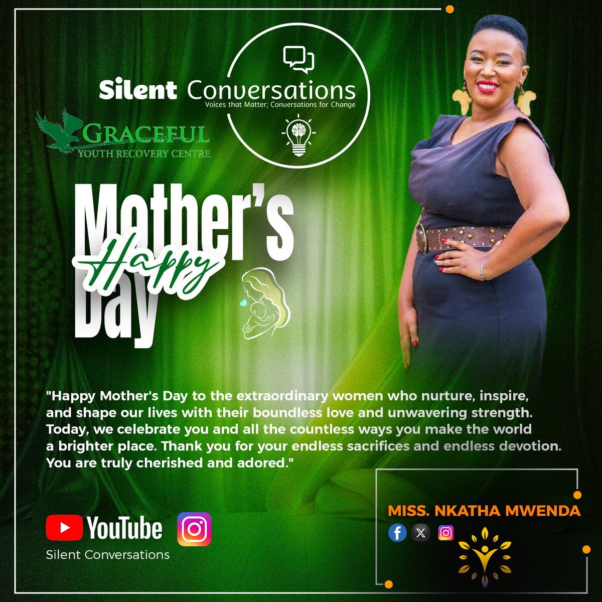 Happy Blessed Day #MothersDay #AllGlorytoGod #addictionrecovery #thereishelp #youarenotalone 
youtu.be/-7DCf519w6g
@gracefulyouth #stopstigma #strengthenprevention @UNODC