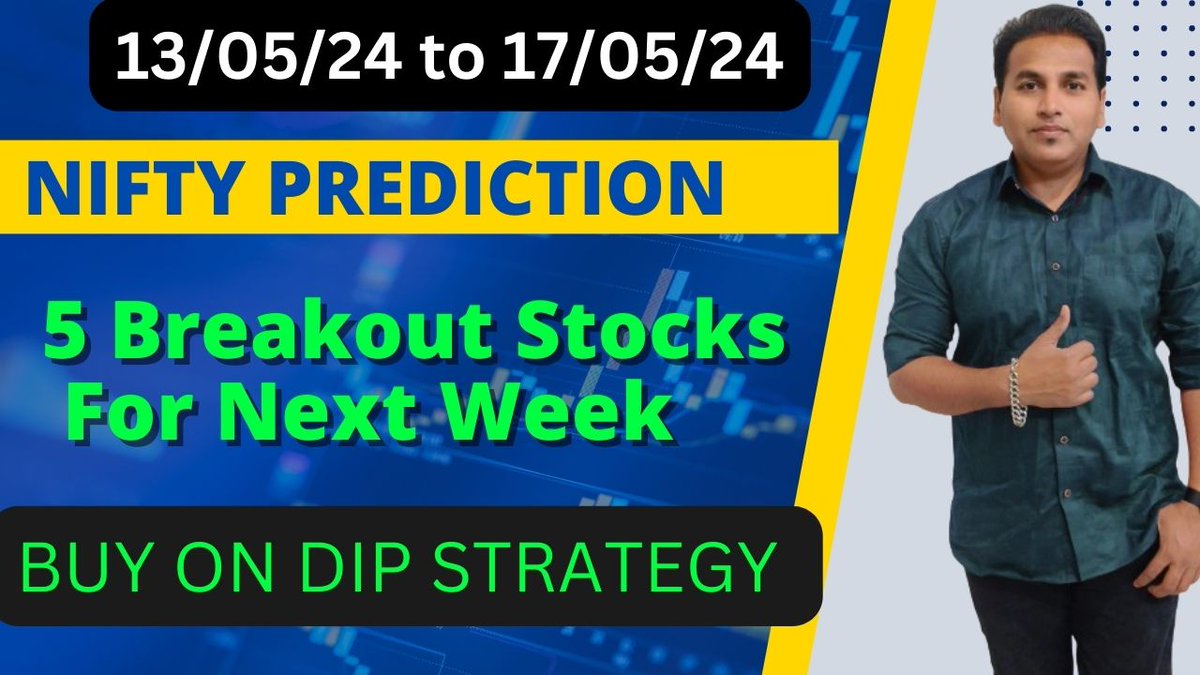 Breakout stocks for tomorrow Nifty prediction for next week youtu.be/iGhaJVixf6k #Nifty50 #BreakoutStocks #StocksInFocus
