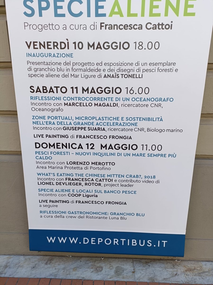 WestMed_Italy's tweet photo. Sunday morning session on alien species and Blue Crab valorization at the third and last  day of the DePortibus event in La Spezia, Italy.
@WestMedStrat @Clusters_EU #logistics https://t.co/KOK1O4Klxb