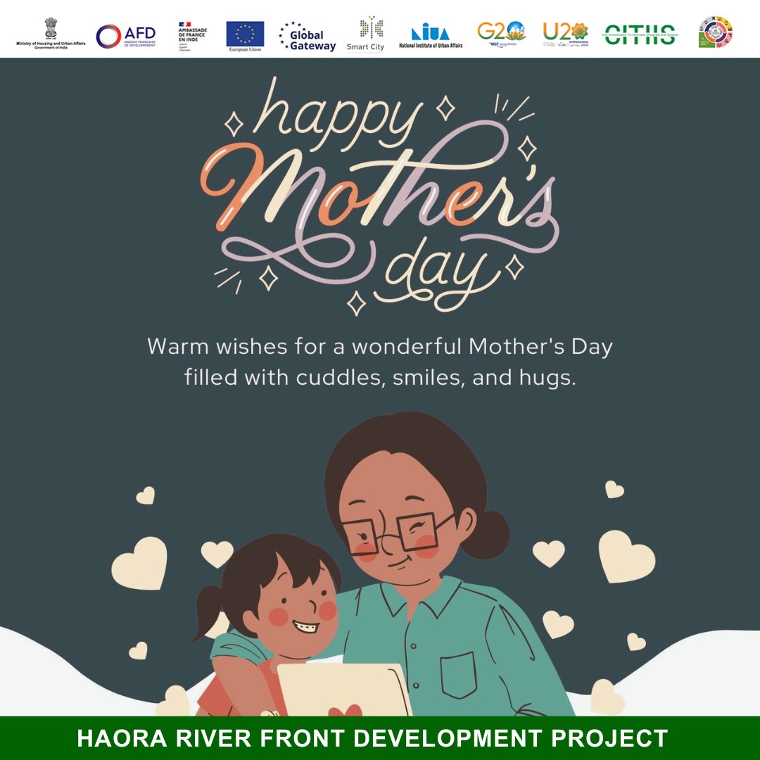 Happy Mother's Day! 💐❤️

Today we celebrate all the amazing mothers out there - their unconditional love, selflessness and unwavering support has made us all who we are today.

#HappyMothersDay #ASCL #Haora #Tripura #citiis #AMC #haorariverfrontdevelopment #SmartCities #Agartala