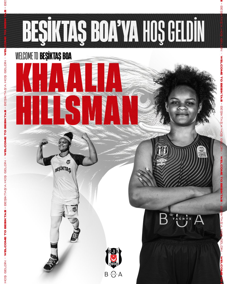 Khaalia Hillsman Beşiktaş BOA’da Beşiktaş BOA Takımımız, Khaalia Hillsman ile sözleşme imzaladı. 2024-2025 sezonu öncesi transfer çalışmalarına başlayan Beşiktaş BOA Takımımız, ABD’li basketbolcu Khaalia Hillsman’ı kadrosuna kattı. Oyuncu 2023-2024 sezonunda İzmit…