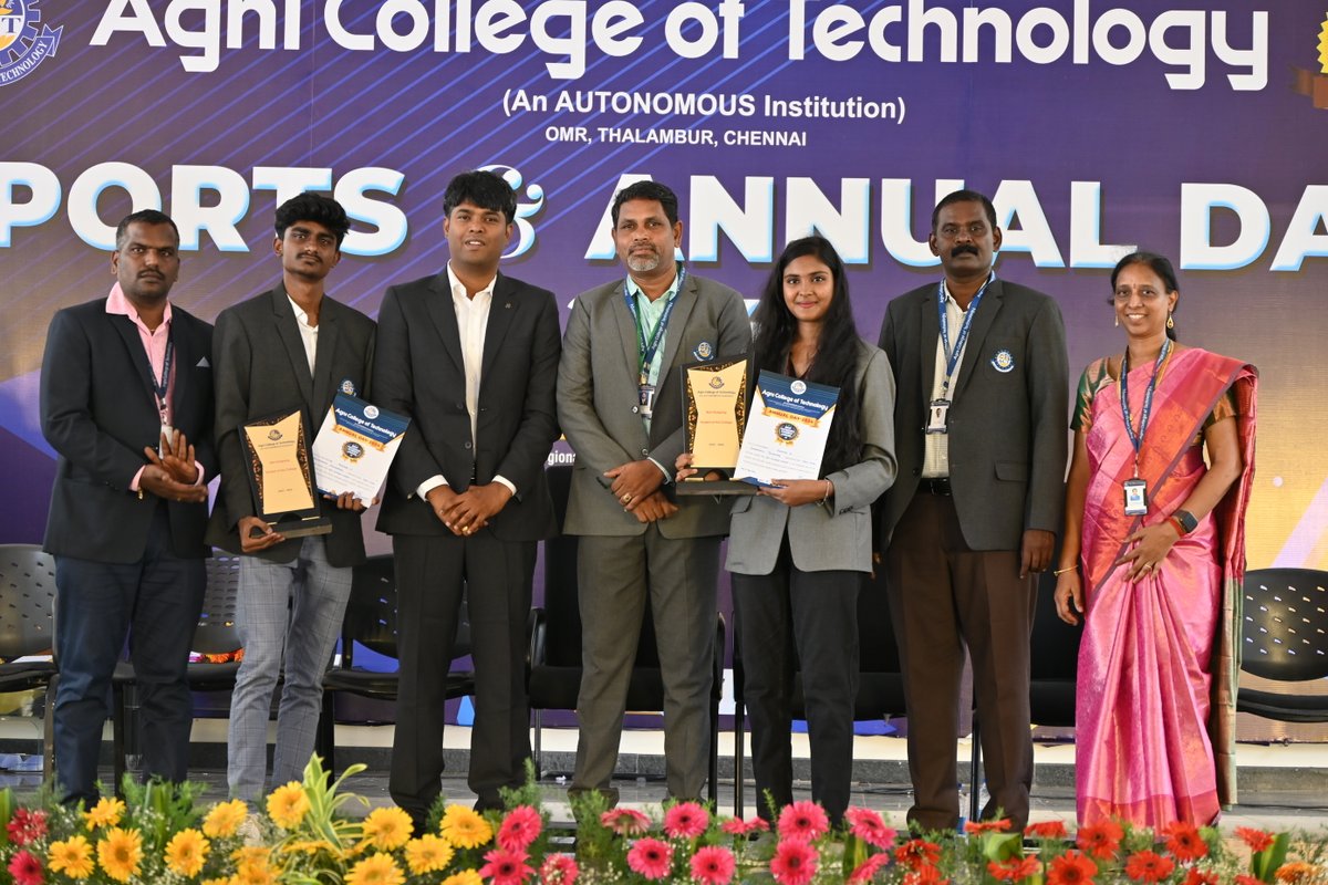 🎓 Honoring our brightest stars! 🌟 Congratulations to our Best Outgoing Student Awardees! 🏅 Your dedication and achievements inspire us all. 

#agnicollegeoftechnology #BestOutgoingStudent #ExcellenceAward #FutureLeader #ProudMoment #Congratulations