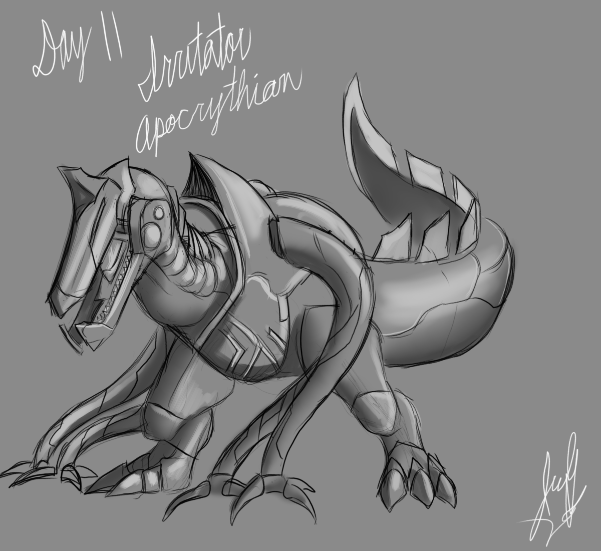 carnifex180's tweet photo. Day 11: Irritator
Alignment: Apocrythian

#maysozoic2024 #projectweave #sketch #digitalart #monster https://t.co/2SOLPVr9xQ