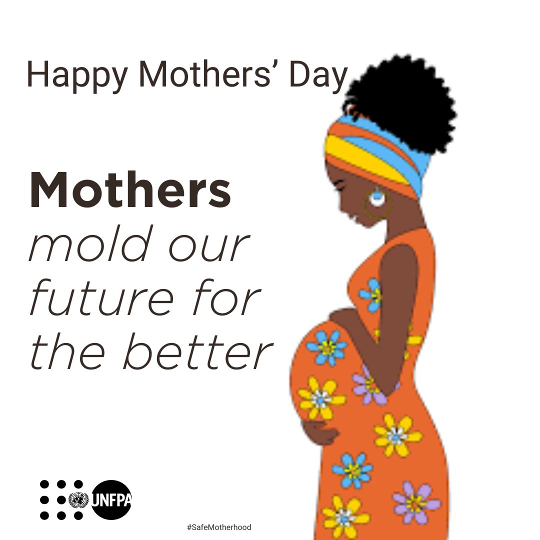 Mothers: 👶🏼 Bring new life into the world 👩‍👦 Raise and nurture their children 🚀 Help them reach their full potential Today we celebrate mothers in Zimbabwe for shaping #OurCommonFuture for the better 🧡 #MothersDay #SafeMotherhood