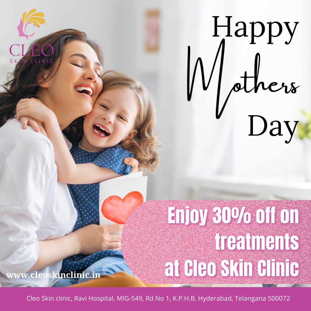 Treat the amazing mothers out there to some self-care this Mother's Day. Pamper yourself with our rejuvenating treatments. #MothersDay #MothersDaySpecial #SkinCareForMom #CleoSkinClinic #MomLife #SkinTreatments #Dermatology #SkinHealth #Motherhood #SkinClinic #selfcare