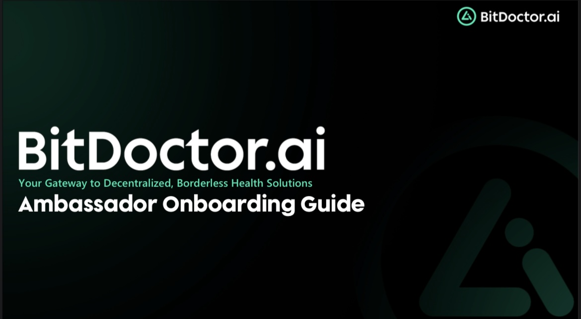 More than 1 billion people in the world do not have access to healthcare. This amazing protocol aims to right this by providing easy access to healthcare for everyone.

Introducing @bitdoctorai.
#HealthcareInnovation #globalhealth
#bitdoctorai #healthcare