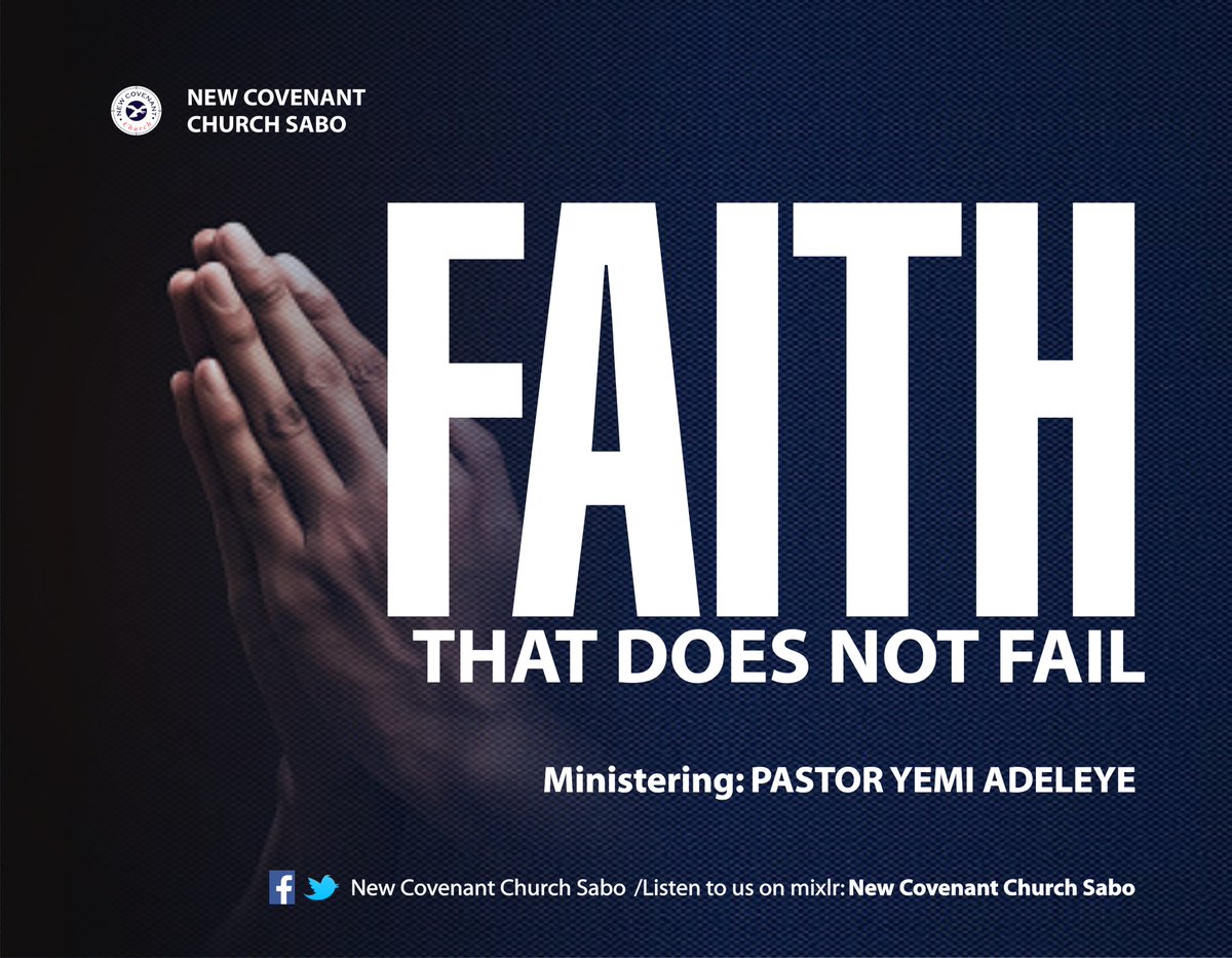 SUNDAY SERVICE
Topic: THE FAITH THAT ENDURES TO THE END (Part Five)
Text: Luke 22:31-34 & 2Cor 2:11
Preacher: PASTOR YEMI ADELEYE
Date: 12TH MAY, 2024

#SundayService #OurYearOfGodsVisitation #NccSaboKd #May #FaithThatDoesNotFail #WordSession #PstYemiSaid