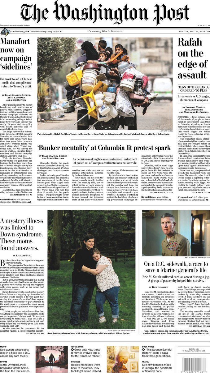 🇺🇸 A Mystery Illness Was Linked To Down Syndrome. These Moms Found Answers ▫DSRD may affect 1-5% of those with Down syndrome. DSRD patients may lose the ability to talk or care for themselves ▫@richardsima ▫is.gd/PrOyMB 👈 #frontpagestoday #USA @washingtonpost 🇺🇸
