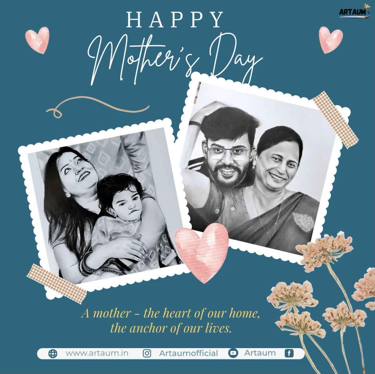Happy Mother’s Day. A mother - the heart of our home, the anchor of our lives. . . #happymothersday #mothersday #ma #mom #motherlove #giftformother
