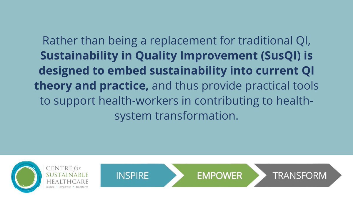 Find out more here 👉 buff.ly/3omRdO4
#SusQI #qualityimprovement #sustainablehealthcare