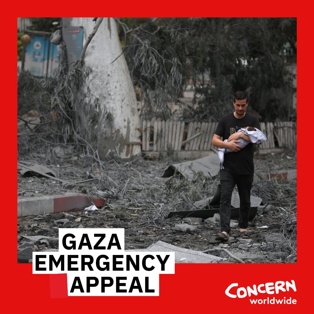 Donate to our #Gaza Emergency Appeal to help families get food and water. We are responding to the critical needs of people caught up in the conflict but we urgently need your support. ➡️ Donate today: concern.org.uk/donate/gaza-em…