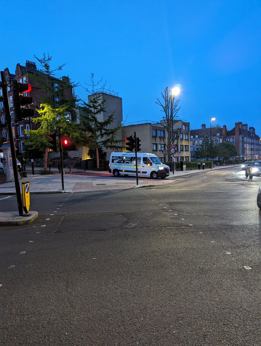 Another one for the ambulances using cycle lanes to get around faster collection.