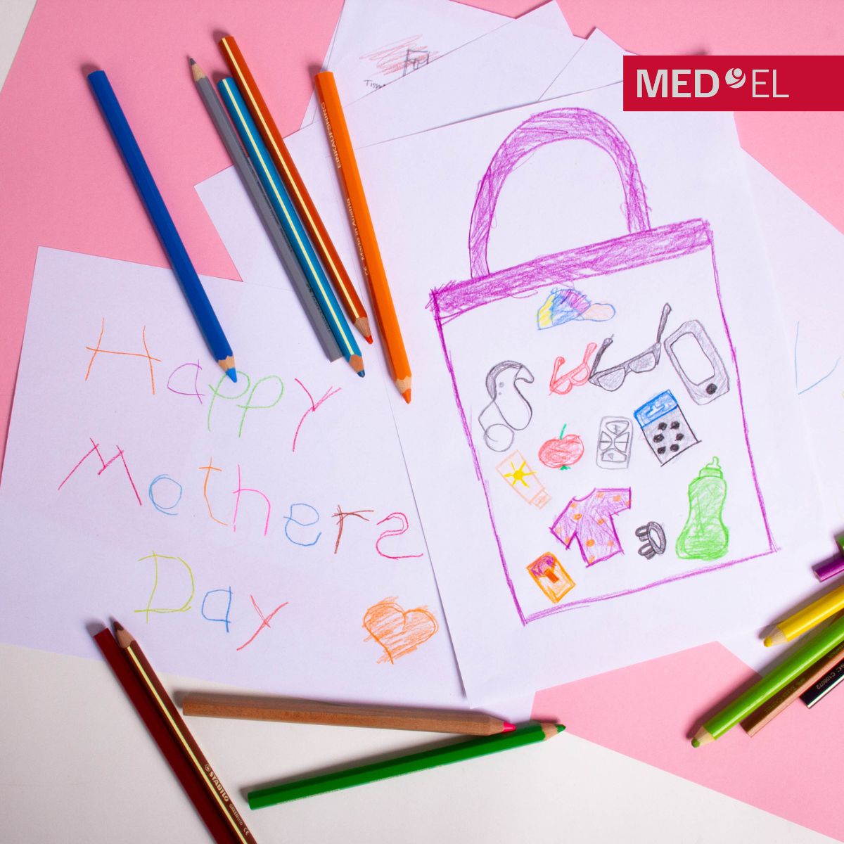 Happy Mother's Day! 🥳 A big THANK YOU to all the fantastic mothers for their never-ending support. As a CI user or the mother of one, what's always in your bag? #MothersDay