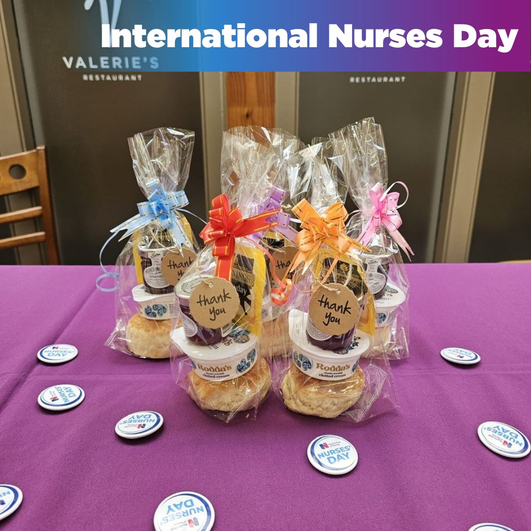 Happy International Nurses Day! 💜💙 Today we celebrate all of our nurses at both sites, as well as those out in the community - every single one of you make the difference to the lives of our patients, and their loved ones. #InternationalNursesDay #InternationalNursesDay2024