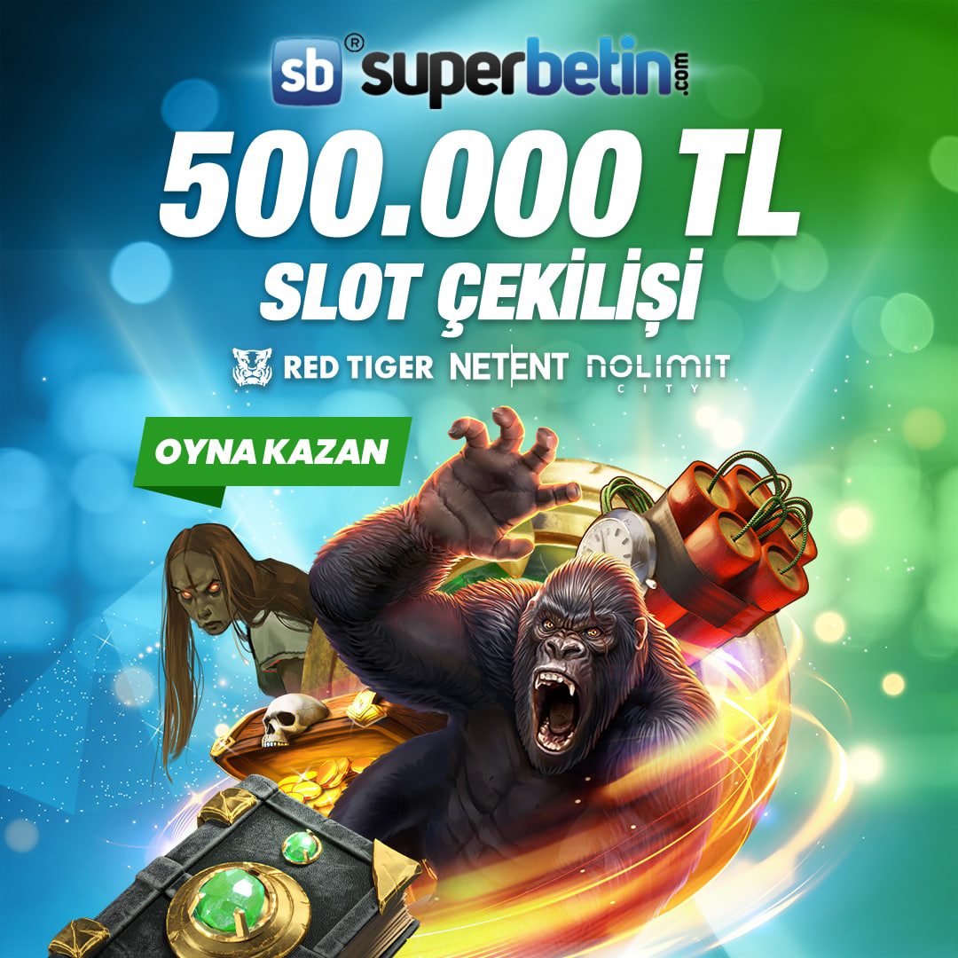 🎁 500.000 TL SLOT ÇEKİLİŞİ ÖDÜLLERİ SİZİ BEKLİYOR!

🤩 Superbetin, Red Tiger, Netent ve Nolimit City sunucularının seçili oyunlarını oynayarak büyük ödüllerden yararlanabilirsiniz!

💸 07 Mayıs - 13 Mayıs 2024 tarihleri arasında seçili oyunları oynayın, kazanç sağlayın.