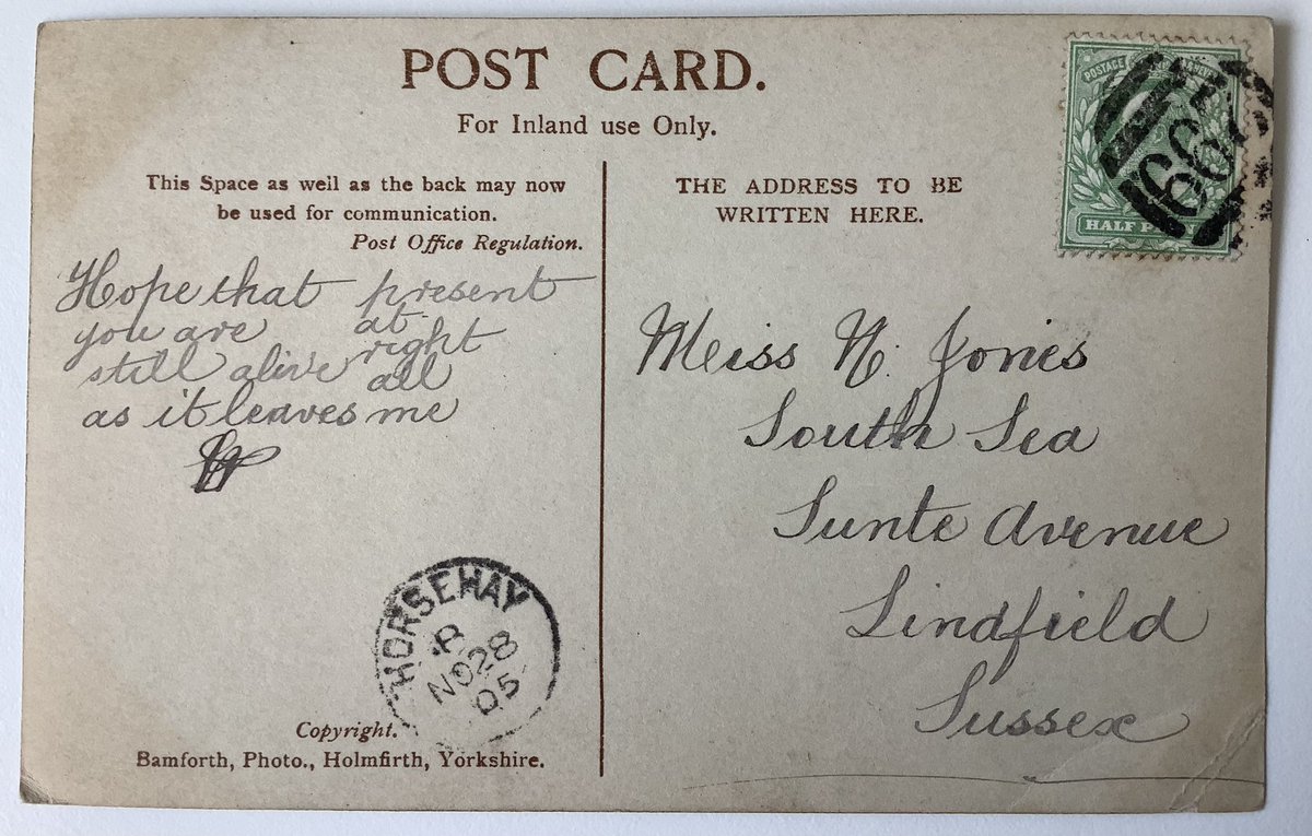 The frustrations of Twitter. Someone I follow from the #Stamp #philately community posted an article about letters with #postmarks like this. Very interesting I thought I’ll save that. Can I find it? No! Was it you, please put me out of my misery