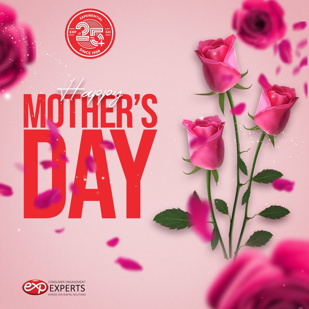 expghagency's tweet photo. Celebrating the amazing women who make our lives brighter every day. Happy Mother’s Day to all the moms out there
❤️❤️🌹💐
#mother #mothersday #love #expghana https://t.co/eKh1n68C0T