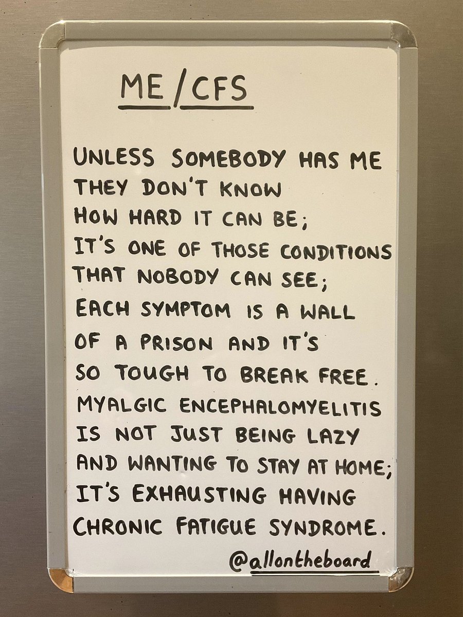 Sending love to everybody affected by ME/CFS. It’s a long-term condition with a wide range of symptoms. Unless somebody has this condition they don’t know how exhausting it can be. #MEAwarenessDay #MECFS #MECFSAwareness #MyalgicEncephalomyelitis #ChronicFatigueSyndrome