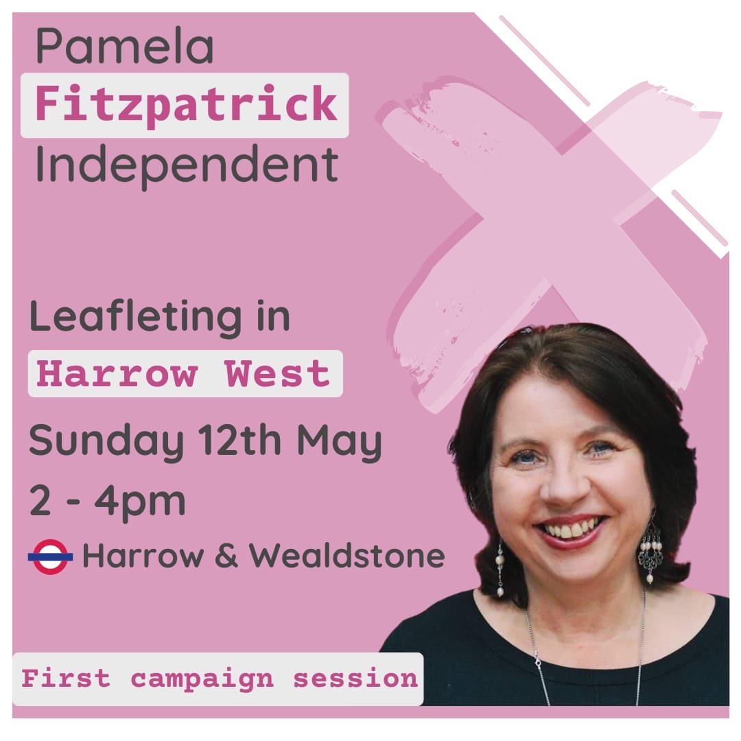 If you want change in Harrow and are free today come and join us at 2pm.