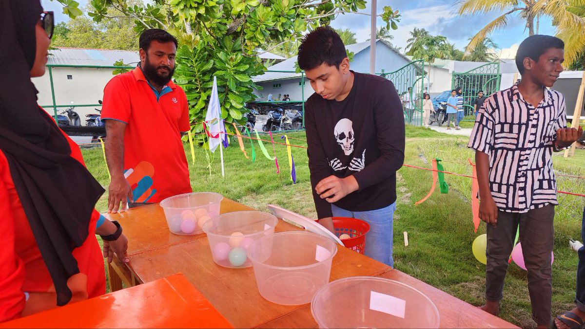 We had a great time supporting the Kudakudhinge Haveeru organized by @FVMCouncil and the Women’s Development Committee of Fuvahmulah City to celebrate Children's Day 🧡