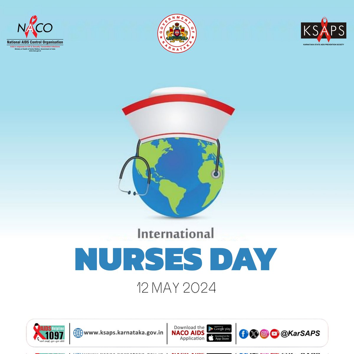 Wishing you a Happy Nurses Day for such wonderful work. 
#KnowFacts #KnowHIV #IndiaFightsHIVandSTI #CorrectInformation #Awareness #Campaign #Indextesting #NACOINDIA
#InternationalNursesDay2024