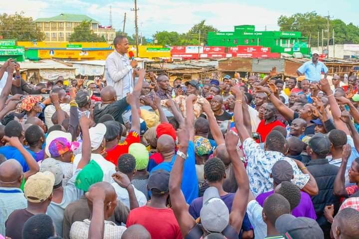 Hon Babu Owino's visit to Nyando and Kondele drew a substantial crowd, emphasizing his widespread appeal and influence in Luo Nyanza, where he's respected as a symbol of hope and development.