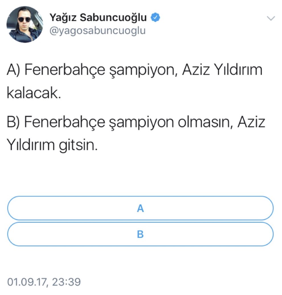 3 puan farkla şampiyonluğu kaybettiğimiz 2017-2018 sezonunda “sözde” Fenerbahçe Medyası.

Eylül 2017, daha sezon sonuna 8 ay var…

Unutmayın bu sabuncuları.