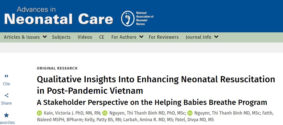 📢 Publication Alert 📢 Congratulations to A/Prof @DrVictoriaKain & authors on your recent publication in @ANCjournal @Wolters_Kluwer Have a read here 👇 journals.lww.com/advancesinneon…