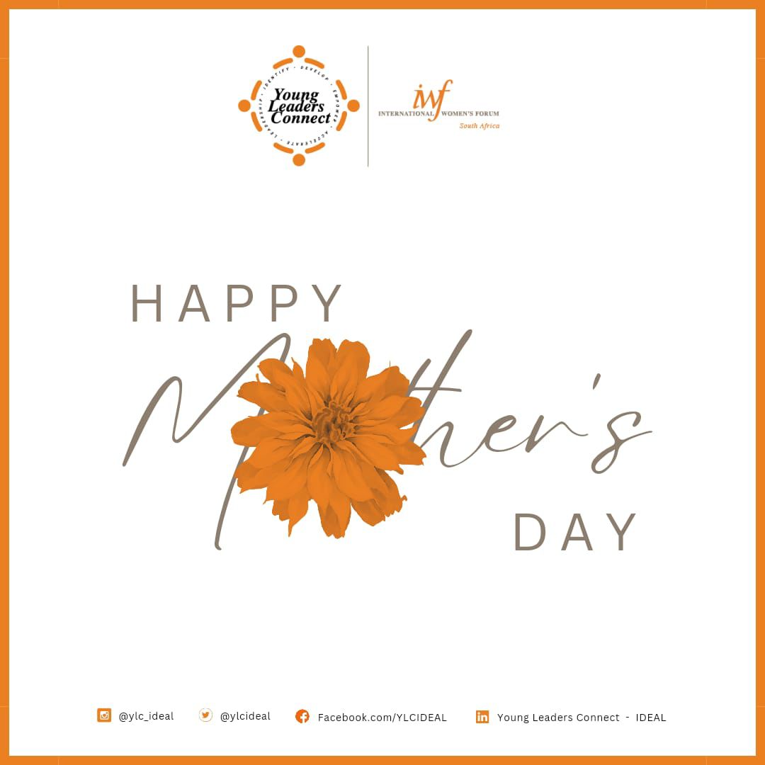 Here is to the remarkable mothers who fill our lives with boundless love and unwavering strength. Your enduring dedication lights up our world each day. Wishing you a heartfelt Happy Mother's Day!

#YLCIDEAL #IWFSA #womenwholead #leadership #empoweringthefuture #MothersDay