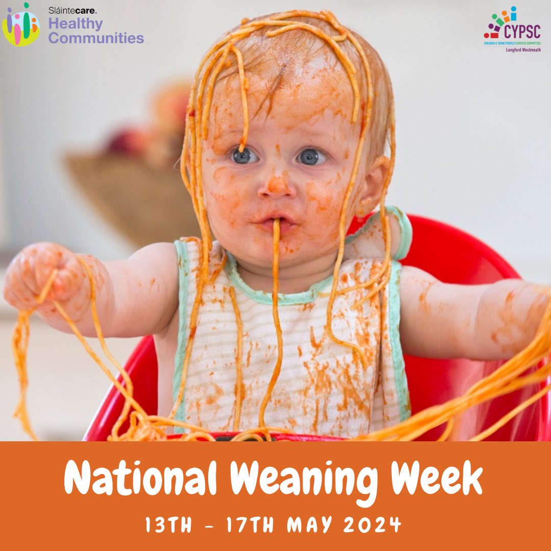 CypscLw's tweet image. National Weaning Week 13-17th May

Join us in supporting National Weaning Week this week! 
We will be launching a social media campaign showcasing top tips &amp;amp; information to support families with the weaning process. 
See also link below for resource list:

cypsc.ie/_fileupload/Do…