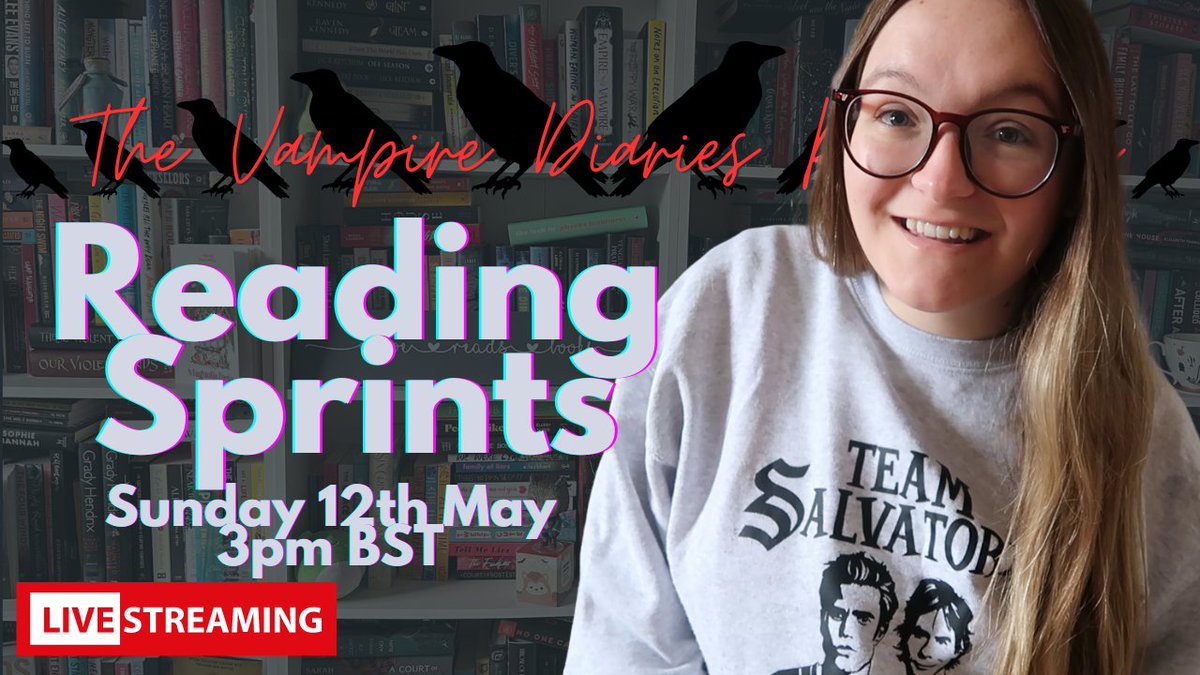 Readathon reading sprints today at 3! 🧛🏼♥️
youtube.com/live/uKapM9DLm…