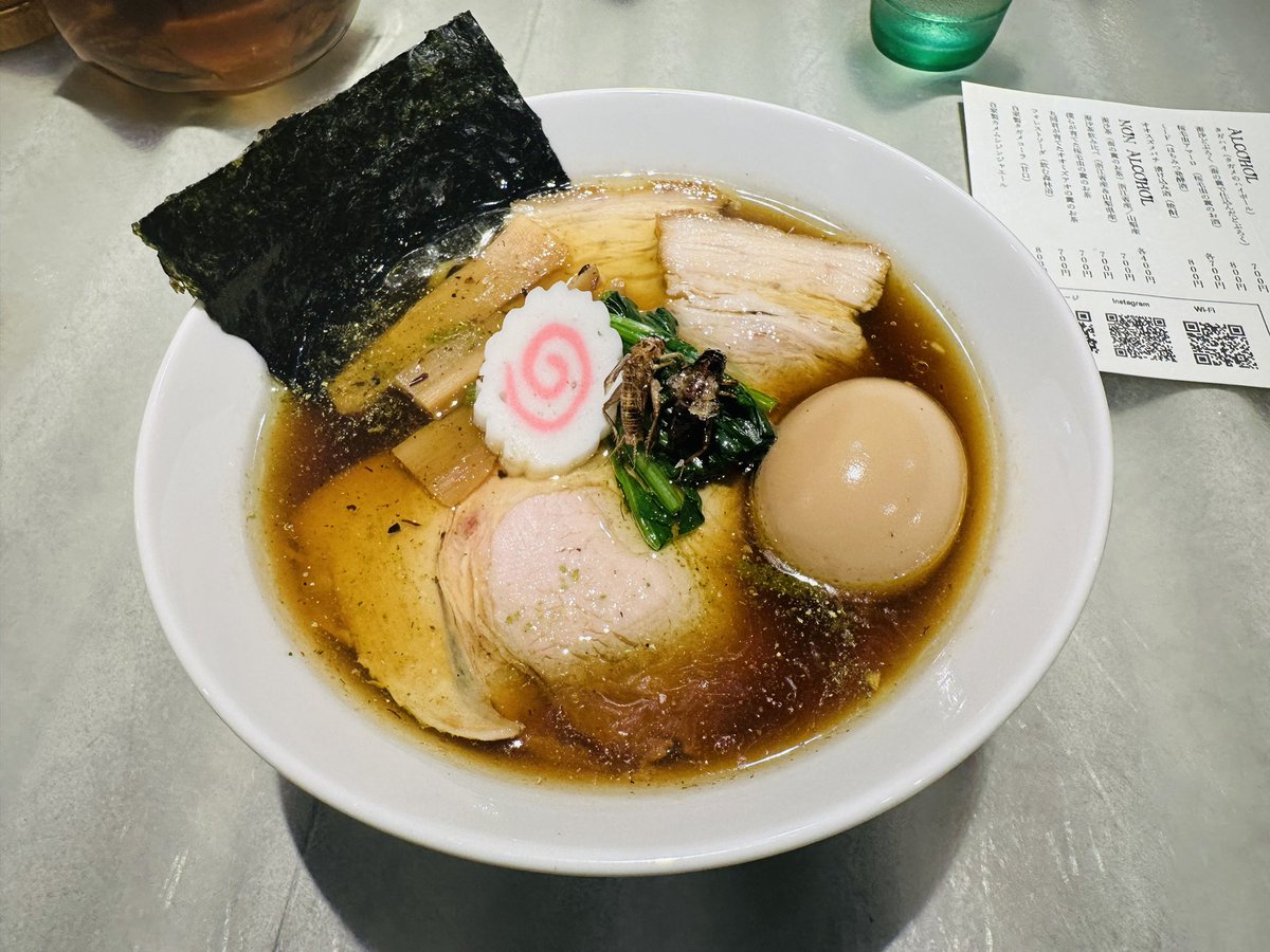 コオロギラーメンクソ美味かったわ