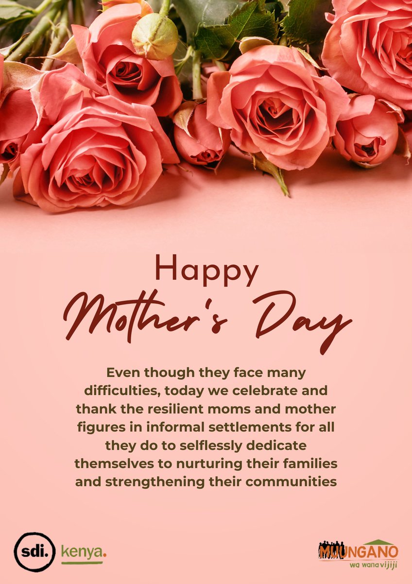 Even though they face many difficulties, today we celebrate and thank the resilient moms and mother figures in informal settlements for all they do to selflessly dedicate themselves to nurturing their families and strengthening their communities #MothersDay #mothersday2024