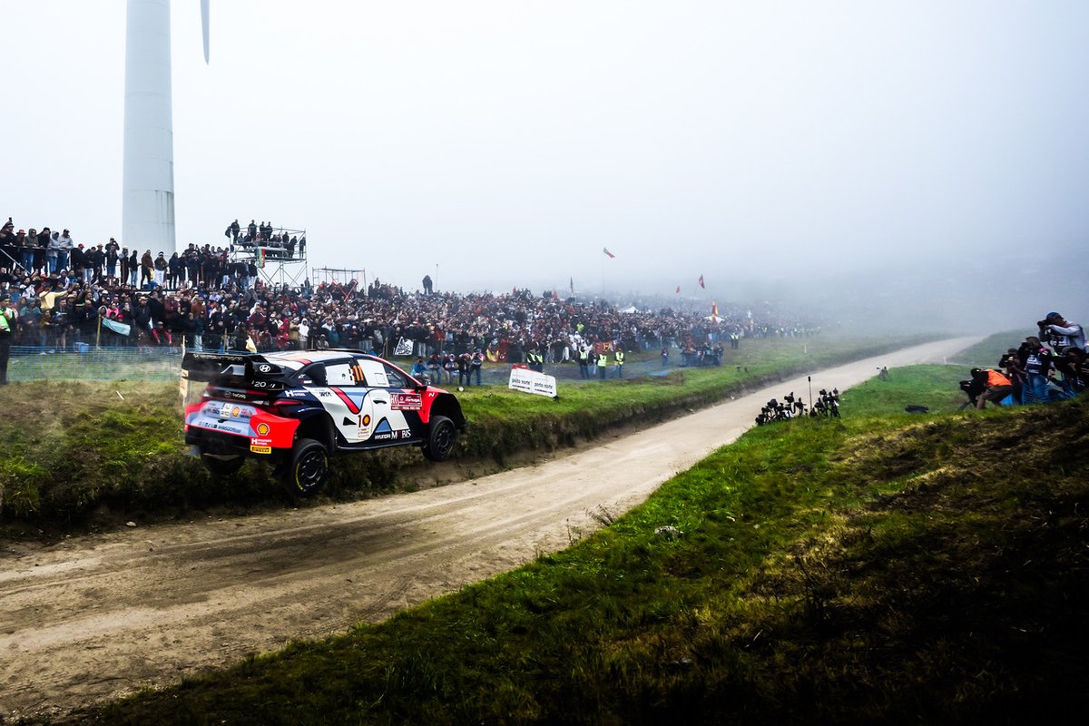 Experience the legendary Fafe jump 📸🚀 #WRC | #RallydePortugal 🇵🇹